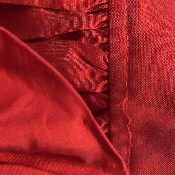 Alfred Sung ruffle Halter Retro style D470 special occasion dress Sz 6 - Picture 7 of 9